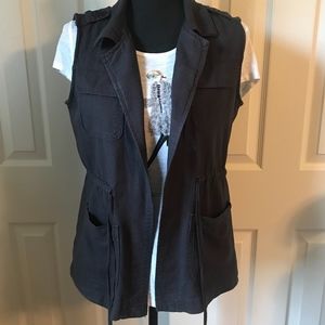 Charcoal grey Cargo Vest
